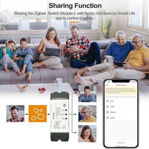 WiFi Linear Actuator Module, Motor Controller with Tuya Smart Life App, Alexa Voice Control, RF433 Remote, Forward Reverse Switch & WiFi Timer Switch for Automation (AC 85V-220V) in Saudi Arabia