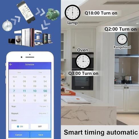 WiFi Linear Actuator Module, Motor Controller with Tuya Smart Life App, Alexa Voice Control, RF433 Remote, Forward Reverse Switch & WiFi Timer Switch for Automation (AC 85V-220V) in Saudi Arabia