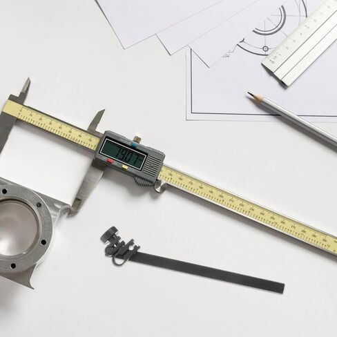 Dial Indicator Extension Rod Height Gauge Clamp 6.02In Square Bar Steel Holder for Precise Measurement with Quick Installation in Kuwait