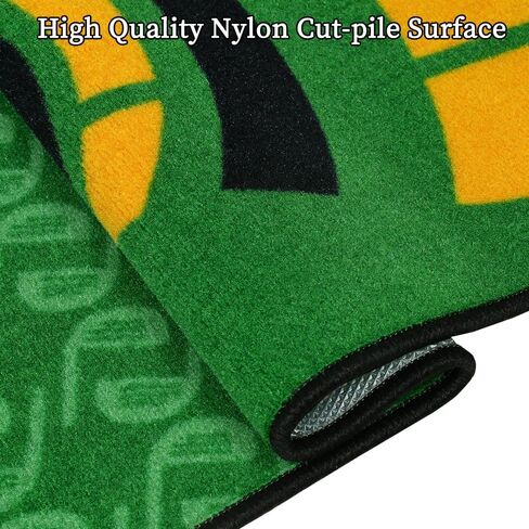 حصيرة الجولف الخضراء مقاس 10 أقدام × 20 بوصة، سجادة مساعدة للتدريب، سجادة وضع علامات المسافات المتعددة، سجادة وضع الجولف بظهر مضاد للانزلاق للأماكن الداخلية/الخارجية، سجادة ضرب لعشاق الجولف in Kuwait