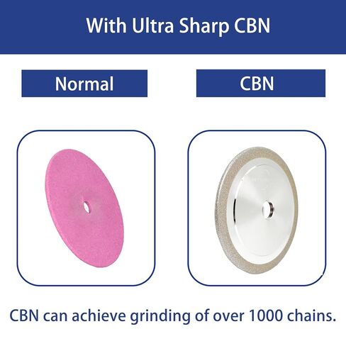 CBN Chainsaw Grinding Wheel 5-3/4 inch,3/16" Thick,7/8" Arbor for 3/8" and .404 Pitch Steel Chains(3/16 inch Thick) in Kuwait