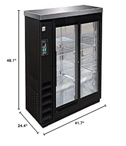 IBB49-2G-24SD ثلاجة بار خلفي بباب زجاجي منزلق مقاس 49 بوصة، عمق ضيق 24 بوصة in Saudi Arabia