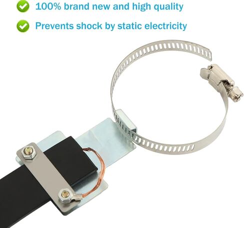 حزام أرضي إلكتروستاتيكي للسيارة A-nti، حزام سلكي أرضي لقيادة السيارة الآمنة والشاحنات وسيارات الدفع الرباعي RV in Kuwait