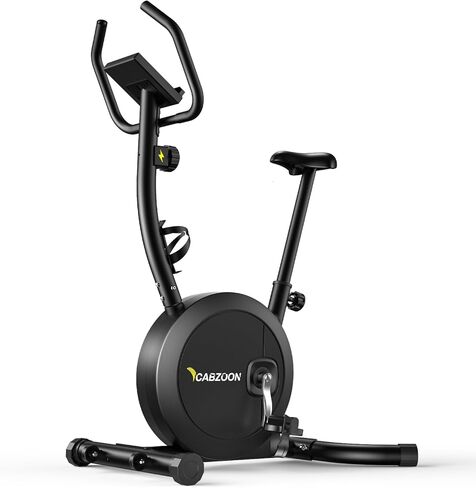 دراجة التمرين دراجات ثابتة للمنزل قابلة للتعديل في الأماكن المغلقة لركوب الدراجات دراجة مقاومة مغناطيسية للتمرين مع مقعد مريح متعدد الوظائف، شاشة LCD، 264 رطل أسود in Kuwait