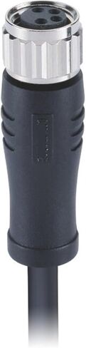 M8 connector 4pin A-Code female straight molded with cable aviation IP69K in Kuwait