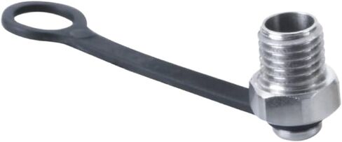 M8 female connector with dust cover, stainless steel, waterproof grade IP68, with wire ring in Kuwait