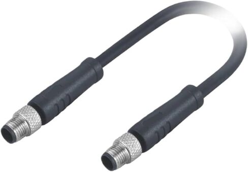 M5 3Pin A-Code Male Connector Molded Wire Waterproof Aviation in Kuwait