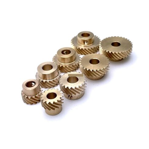 1pcs 0.5M 10T-30T 45 Degree Left-Handed Helical Gear Staggered Angler Gear Set(4mm,25 Teeth) in Saudi Arabia