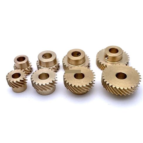 1pcs 0.5M 10T-30T 45 Degree Left-Handed Helical Gear Staggered Angler Gear Set(4mm,25 Teeth) in Saudi Arabia