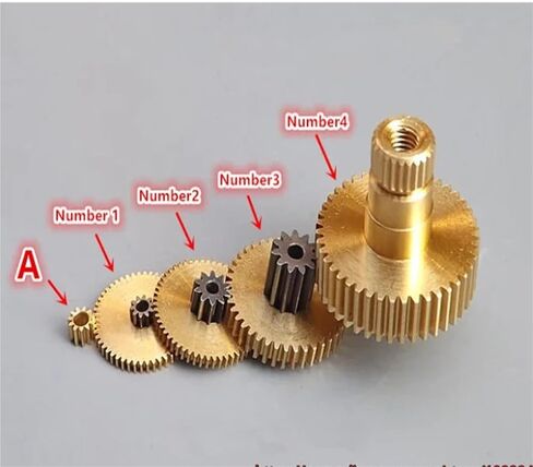 1pcs Duplex Gear Metal Gear 0.2M 0.3M 0.35M Copper Gears(A) in Saudi Arabia