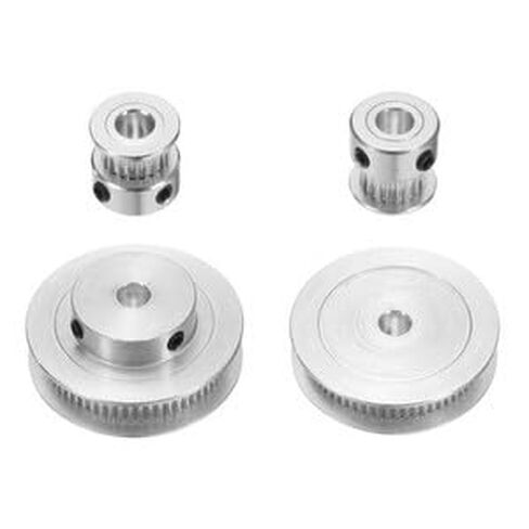#US 2 Set GT-2 SynchronWheel 20&60 Teeth 6.35&6.35mm Bore with 2Pcs Belt 200x6mm in Kuwait