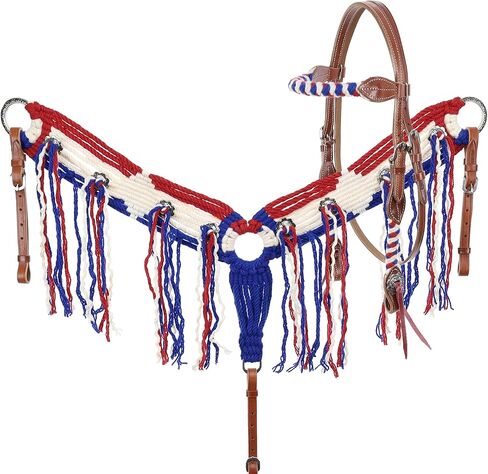 Showman Glory Mohair Browband Headstall & Breast Collar Set in Saudi Arabia