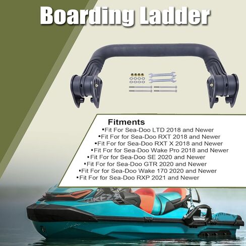 Priprilod Boarding Ladder 295100869 295100747 متوافق مع Sea-Doo RXT RXT-X GTX GTI GTR Wake PRO 2018-2025،GTI، GTI SE، GTR وWake 170 2020-2025،RXP-X 2021 in Saudi Arabia