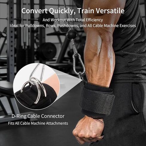 Weight Lifting Straps With Cuffed D Ring(1Pair), and Weight Lifting Hooks(1Pair) Set, Wrist Support for Men, Heavy Duty Thick Comfortable, Non-slip, Enhanced Grip, Straps for Weightlifting & Training in Kuwait