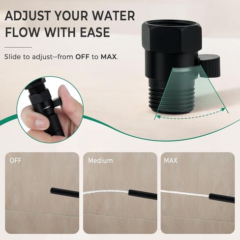Adjustable Flow Shower Enema System with Silicone Nozzle for Deep Cleanse, Portable Shower Douche for Men and Women in Kuwait