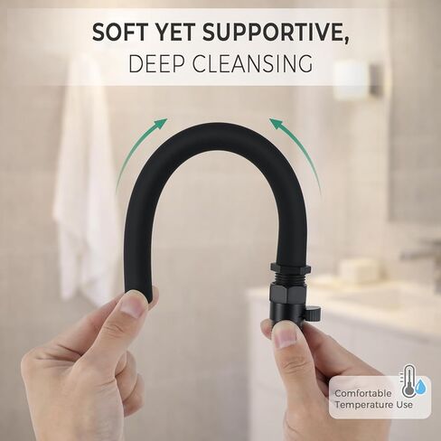 Adjustable Flow Shower Enema System with Silicone Nozzle for Deep Cleanse, Portable Shower Douche for Men and Women in Kuwait