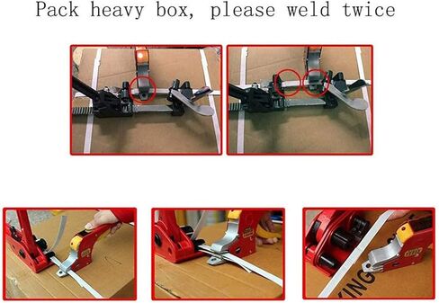 Electric Strapping Welding Tool, Electrical Banding Packaging Tool, Strapping Sealer Hot Meltting Seals ​for Ploypropylene Strap 1/2 to 5/8" Buckle-Free for Carton Seal/Packaging/Packer in Saudi Arabia