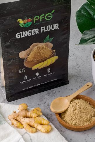 Polvo de Jengibre | Ginger powder 100% Natural | Peruvian Food | Gluten-Free, Vegan Superfood | Pure Ground Ginger for Tea, Smoothies, Cooking & Baking | Fine Texture – 250g / 8.8oz in Saudi Arabia