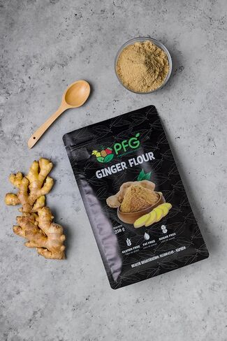 Polvo de Jengibre | Ginger powder 100% Natural | Peruvian Food | Gluten-Free, Vegan Superfood | Pure Ground Ginger for Tea, Smoothies, Cooking & Baking | Fine Texture – 250g / 8.8oz in Saudi Arabia