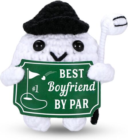 Valentines Gifts for Him Boyfriend Crochet Golf Ball for Him Wedding Romantic Gift for Golf Lover Men Handmade Gift Idea for Couples Golfer Birthday Anniversary Christmas Stocking Stuffers in Saudi Arabia