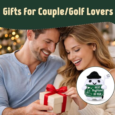 Valentines Gifts for Him Boyfriend Crochet Golf Ball for Him Wedding Romantic Gift for Golf Lover Men Handmade Gift Idea for Couples Golfer Birthday Anniversary Christmas Stocking Stuffers in Saudi Arabia