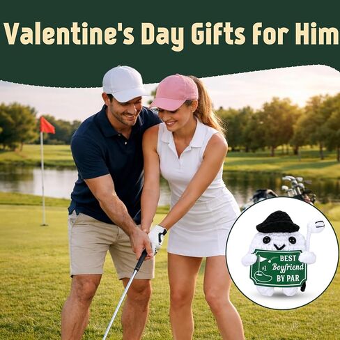 Valentines Gifts for Him Boyfriend Crochet Golf Ball for Him Wedding Romantic Gift for Golf Lover Men Handmade Gift Idea for Couples Golfer Birthday Anniversary Christmas Stocking Stuffers in Saudi Arabia