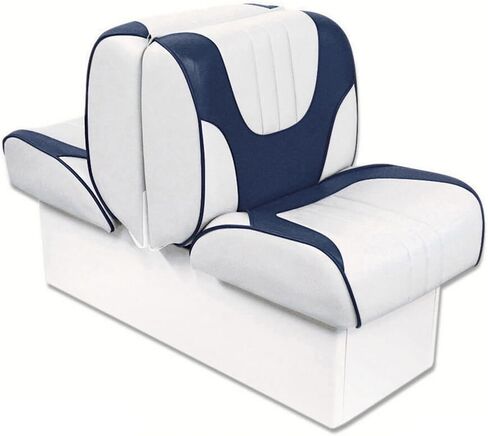 مقاعد القارب الفاخرة من الخلف إلى الخلف من Overton - فينيل من الدرجة البحرية، إسفنج عالي الكثافة، مساحة تخزين مدمجة in Kuwait