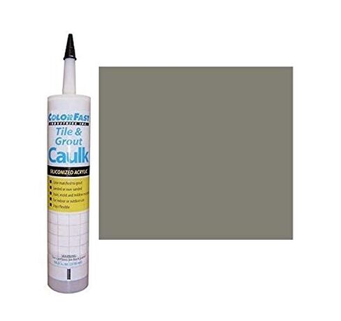 Color Fast Caulk Matched to Custom Building Products (Natural Gray Sanded) in Kuwait
