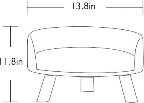 Elevated Cat Beds Cat Hammock Cat Blanket Soft Plush Bed Wooden Detachable Frame Square Hanging Cat Sofa Pet Furniture Washable for Rabbit Cat Kitten Puppy Indoor/Outdoor in Saudi Arabia