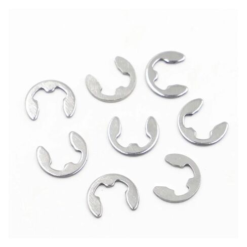 10-100 قطعة حشية حلقة المشبك الإلكتروني 304 من الفولاذ المقاوم للصدأ M1.2 M1.5 M2 M3 M3.5 M4 M5 M6 M7 M8 M9 M10 M12 E Clip أجهزة غسالات حلقة الاحتفاظ الخارجية (M7 50 قطعة) in Kuwait