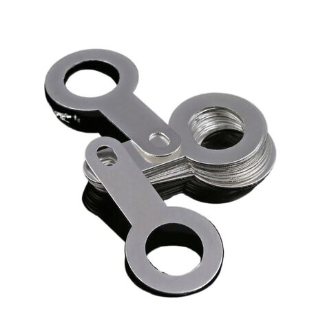 50-300 قطعة M2.2-M8.2 محطة لحام نحاسية مطلية بالفضة برأس واحد حشية لحام دائرية، ورقة لحام، أدوات غسالات مسطحة (M5.2 100 قطعة) in Kuwait