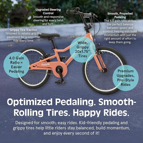 Retrospec Koda Plus Kids Bike for Boys & Girls Ages 6-8 Years - 20" Children's Bicycle, Adjustable Seat & Handlebars in Saudi Arabia