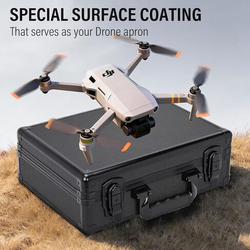 حافظة لجهاز DJI Mini 4 Pro/Mini 3/Pro وRC2/RC/RC-N2/N1 وأجهزة التحكم - مقاومة للصدمات، تخزين 6 بطاريات، مجموعة Fly More، صغيرة الحجم للسفر والتنقل، مقاومة للماء 【الجراب فقط】 in Kuwait