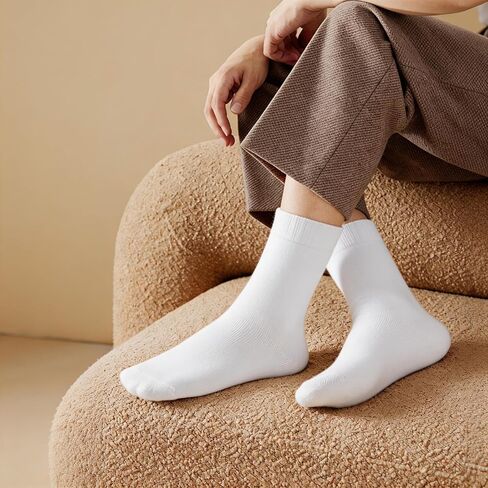 4 Pairs Mid Calf Liner Socks Unisex Ultra-lightweight Breathable Hiking Running Socks for Adult in Saudi Arabia
