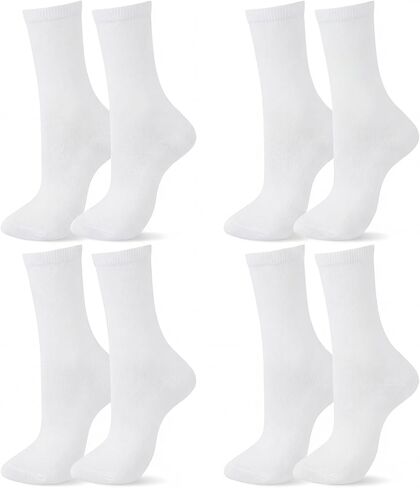 4 Pairs Mid Calf Liner Socks Unisex Ultra-lightweight Breathable Hiking Running Socks for Adult in Saudi Arabia