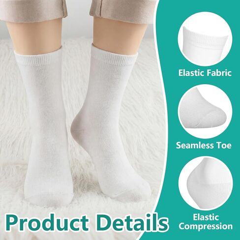 4 Pairs Mid Calf Liner Socks Unisex Ultra-lightweight Breathable Hiking Running Socks for Adult in Saudi Arabia