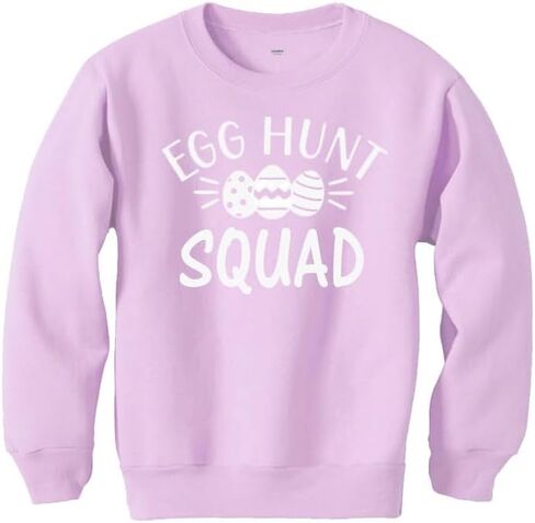 Easter Egg Hunt Squad Sweatshirt, Toddler Easter Fleece Sweatshirt Boys Easter Jacket, Girls Easter Outfit in Kuwait