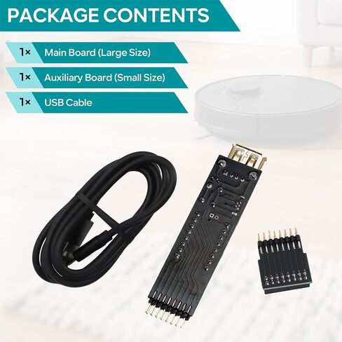 Breakout PCB Board Local Control for Dreame X40 Ultra/Mova P10 Pro Ultra – Smart Debugger with USB – No Disassembly, Privacy Protection in Saudi Arabia