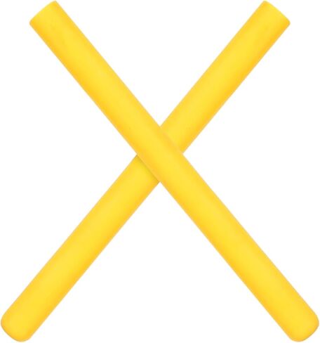 2Pcs Silicone Drumstick Covers Quiet Drumstick Protective Caps Mute Drum Stick Tips for Practice Drum Accessories 6.22 Inch in Kuwait