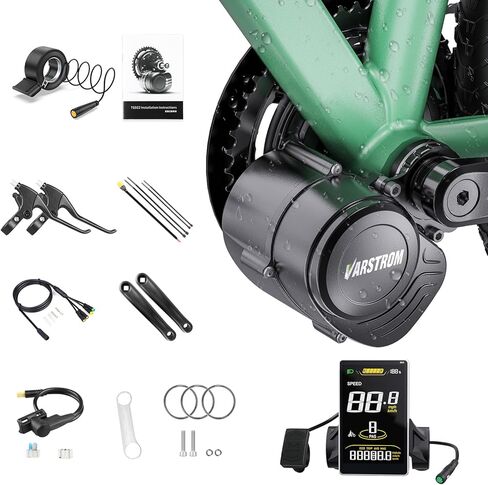 TSDZ2B 48V500W مجموعة محرك منتصف، ترقية 720W ذروة عزم دوران الطاقة الاستشعار منتصف محرك Ebike تحويل عدة، طقم دراجة كهربائية مع شاشة رقمية ل68-73MM أسفل قوس الدراجة الجبلية، دراجة المدينة، دراجة ثلاثية العجلات in Saudi Arabia