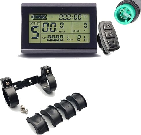 Ebike LCD عرض متر Pedelec KT-LCD3 36V 48V 72V دراجة كهربائية طقم تحويل ذكي عرض عداد السرعة مع المكونات للماء لوحدة تحكم KT in Kuwait