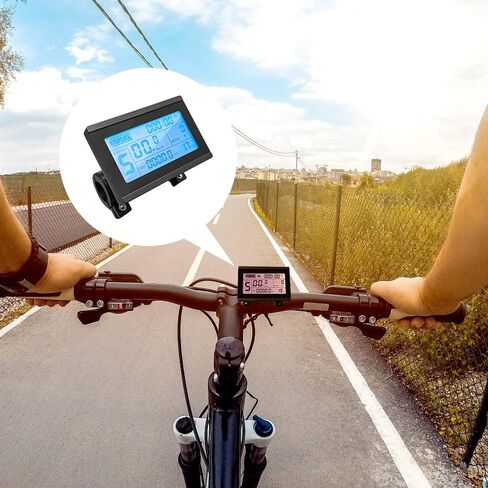Ebike LCD عرض متر Pedelec KT-LCD3 36V 48V 72V دراجة كهربائية طقم تحويل ذكي عرض عداد السرعة مع المكونات للماء لوحدة تحكم KT in Kuwait