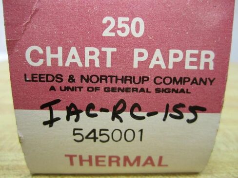 Leeds and Northrup 545001 Thermal 250 Chart Paper (Pack of 2) in Kuwait