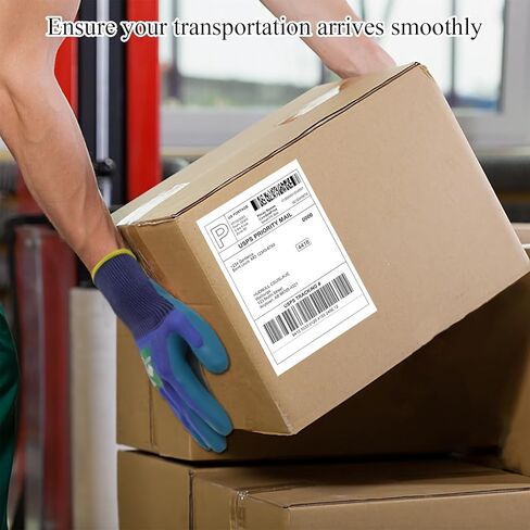 (100 Sheets, 100 Labels) Sticker Paper, 8.5" x 11" Full Sheet Shipping Address Labels, 1 Per Page Self Adhesive Mailing Label for Laser and Inkjet Printers in Kuwait