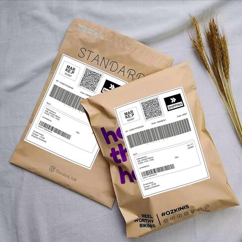 (100 Sheets, 100 Labels) Sticker Paper, 8.5" x 11" Full Sheet Shipping Address Labels, 1 Per Page Self Adhesive Mailing Label for Laser and Inkjet Printers in Kuwait