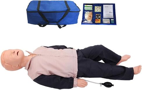 Teaching Tools,Child CPR Training Manikin, Medical Artificial Respiration First Aid Training Model, Child Manikin Cardiopulmonary Resuscitation Simulator for Teaching Tra in Saudi Arabia
