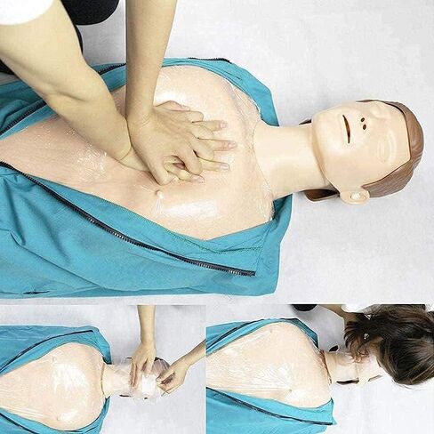 CPR Training Manikin,Full Body CPR First Aid Training Manikin,Medical Model Cardiopulmonary Resuscitation Simulator for Patient Education and Teaching in Saudi Arabia