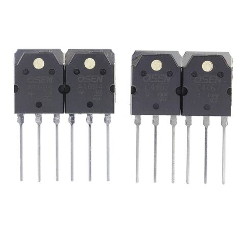 2 Pair A1694 (2SA1694) + C4467 (2SC4467) NPN PNP Silicon Power Transistor TO-3PN 120V 11A 120W hFE:80-160 in Saudi Arabia