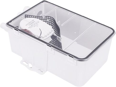 Kikumi 750GPH Shower Sump Pump, Automatic Start Electric Water Pump with Multiple Inlet Design for Boat Cabin, with Easy Installation for Marine Drain in Kuwait