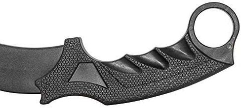 MACS 8.75'' Karambit Martial Arts Black Plastic Blunt Self Defense Training Knife in Kuwait